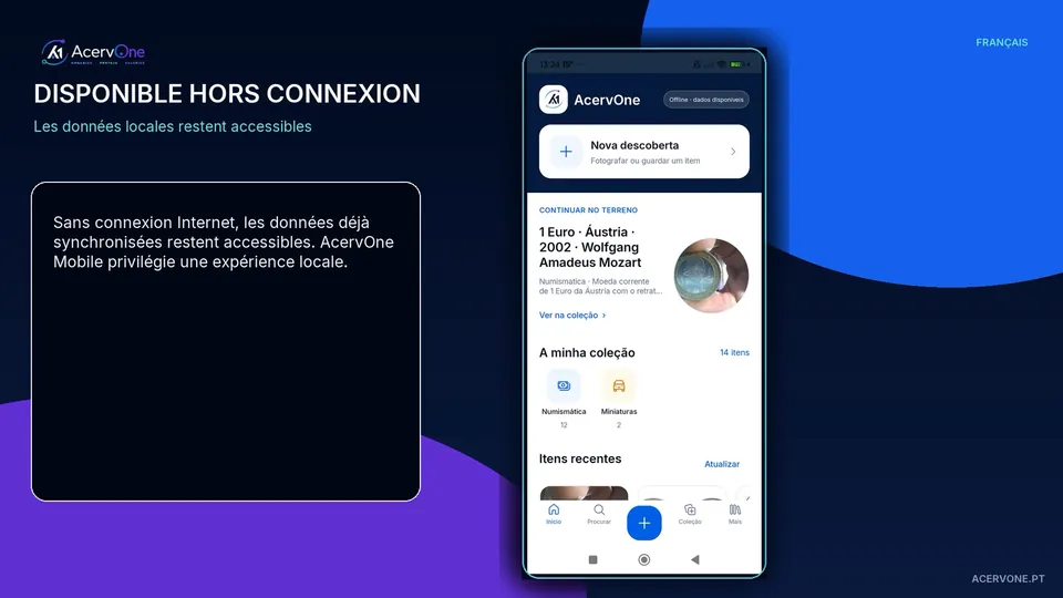 Présentation d’AcervOne Mobile en français